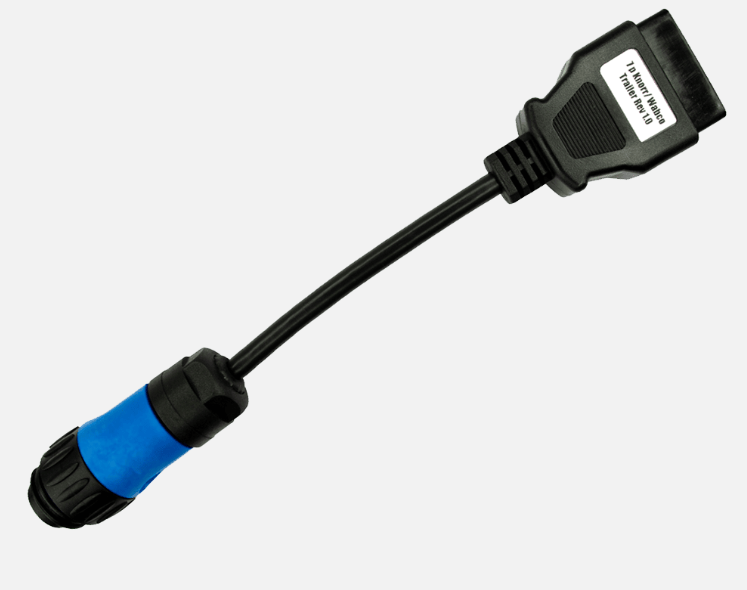 7-pin Knorr/Wabco OBD test cable for trailers (W074062669, AUTOCOM)