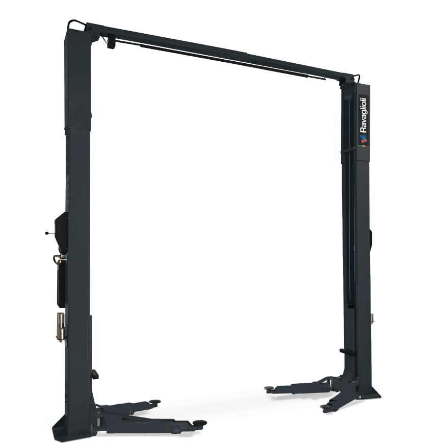 Electro-hydraulic two-post lift, 4.0 T, KPH350.40, KPH-40ECGA RAVAGLIOLI