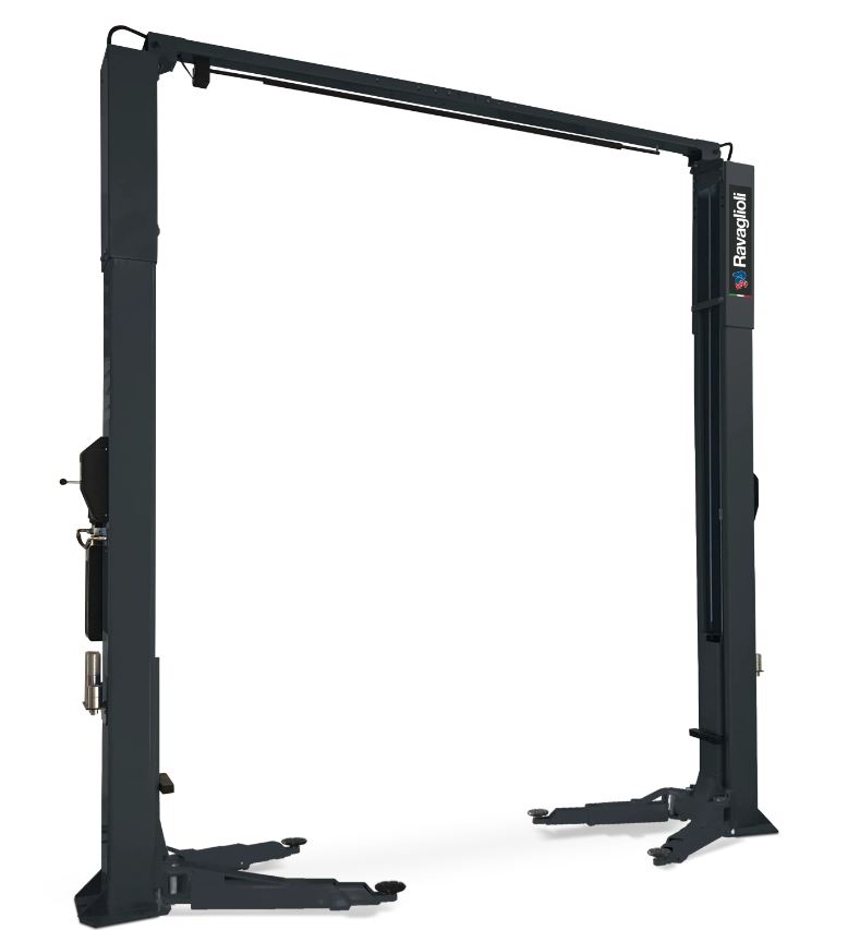 Electro-hydraulic two-post lift, 4.0 t, 220 V, KPH350.40 (KPH350.40-1ph, RAVAGLIOLI)