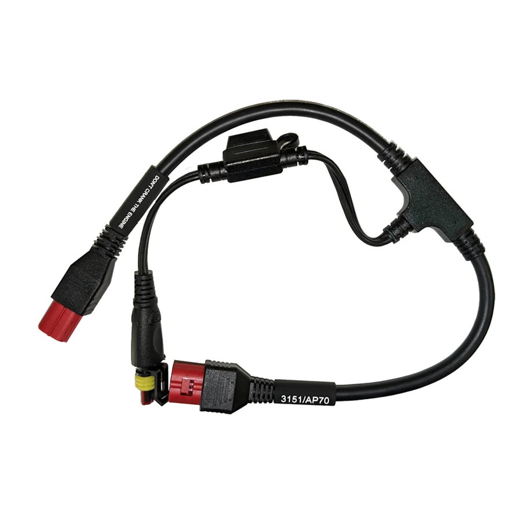 Bike Euro 5 power adapter diagnosis cable (3151/AP70A), TEXA, 3915113