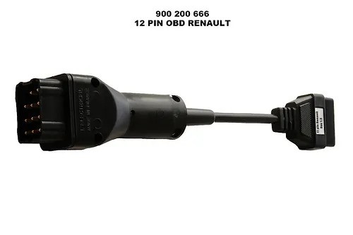 12pin Renault Truck OBD test cable, Autocom, W074062666 (W074062666CH, AUTOCOM)