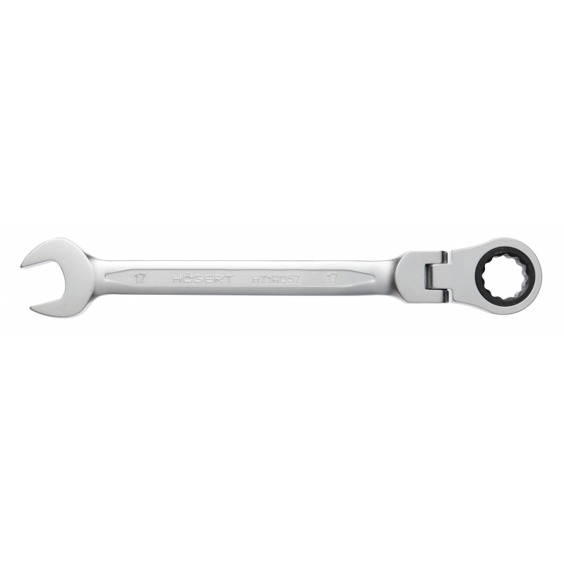 Ratcheting combination wrench with flexible head 12 mm (503.4712, KS TOOLS)