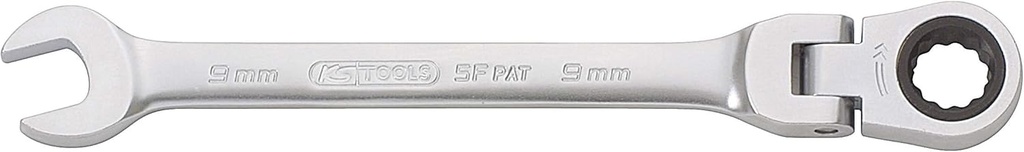 Flexible head ratcheting combination wrench 15 mm (503.4715, KS TOOLS)