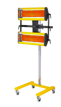 SOLARY B2 dviejų sekcijų infraraudonųjų spindulių lempa