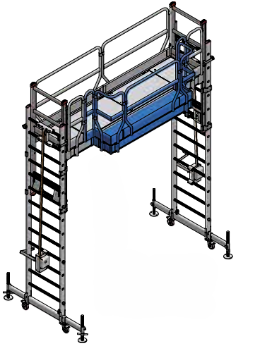 Mobile Adjustable Height Work Platform FARAONE Industrie TSA320TSA320.SB
