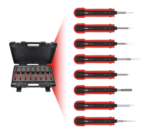 Įrankių komplektas junčių remontui (8vnt)