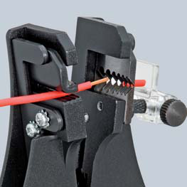 Precizinės izoliacijos nuėmimo replės AWG 26–16, 195 mm (12 12 14, KNIPEX)