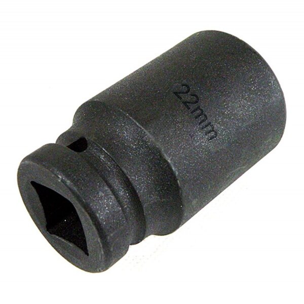 Šešiakampė smūginė galvutė 1/2 ilga plonasienė 22mm, 3310722, Sonic equipment