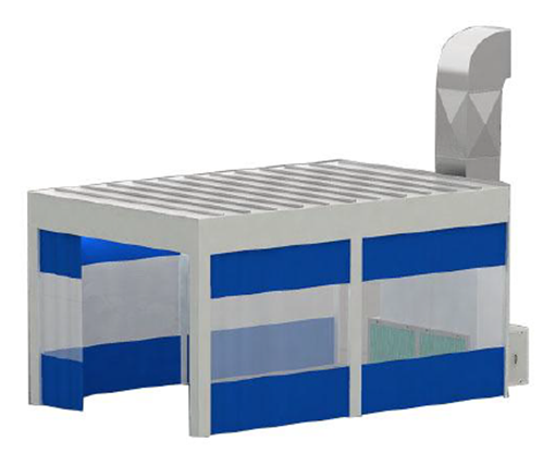 Dažymo patalpos oro filtravimo sistema LUTRO