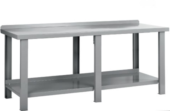 Darbastalis, su metaliniu stalviršiu 1500mm TECNOLUX 8052 