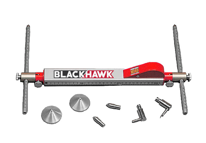BlackHawk Teleskopinis matuoklis su priedais lyginamiesiems matavimams, AEK329 