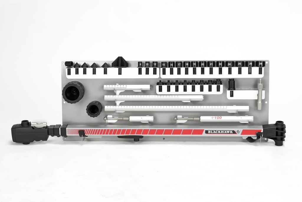 TechTram telescopic measuring gauge with digital display 400–2665 mm, on panel (MGE10, BLACKHAWK)