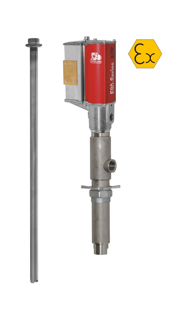 Stainless steel pump 4:1 with suction tube ATEX (12746, EUROLUBE)
