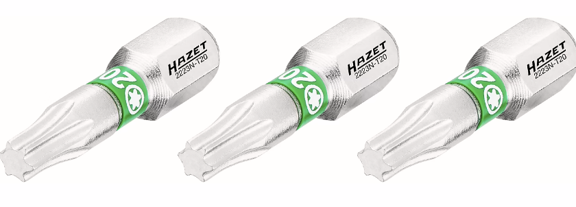  2223N-T20/3 - 1/4  (6.3 mm) T20 Bitas HAZET