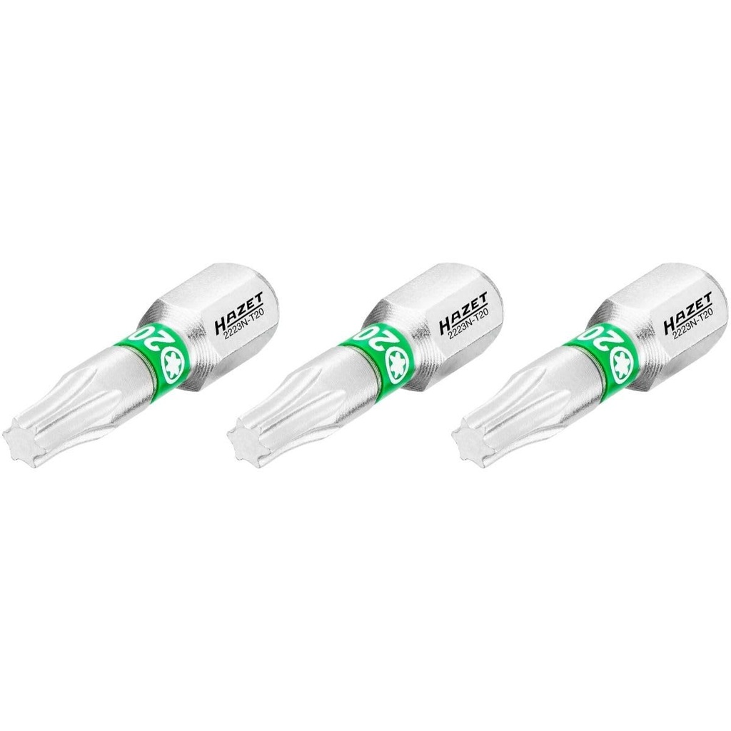 2223N-T20/3 - 1/4  (6.3 mm) T20 Bitas HAZET