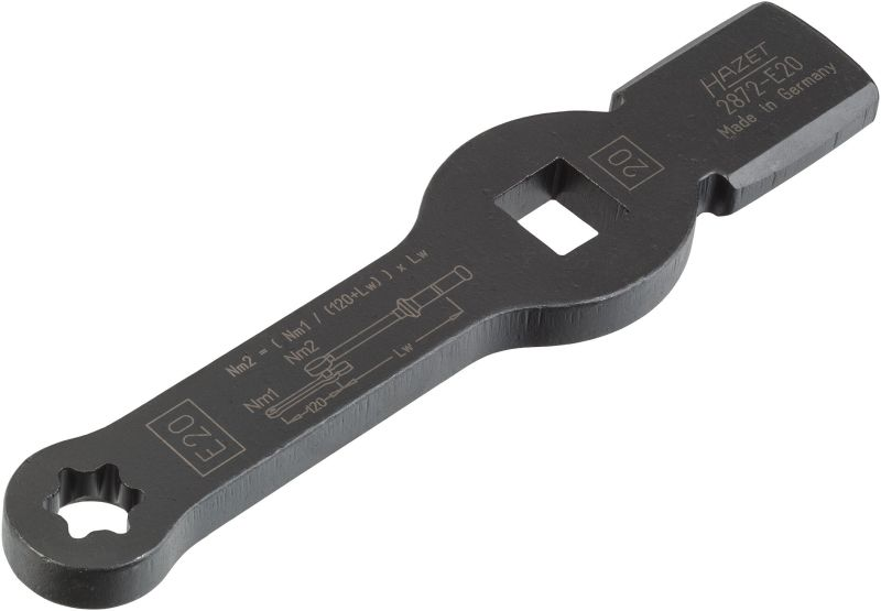 HAZET Box-end wrench - with 2 striking faces 2872-E20