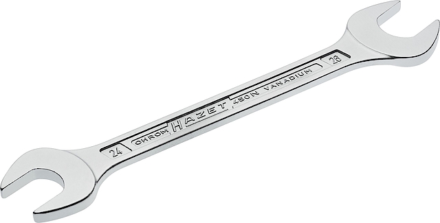 Double open-end wrench - Outside hexagon profile (450N-24X26)