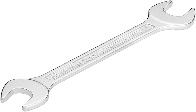 HAZET Double open-end wrench 450NA-15/16X1VKH - Outside hexagon profile