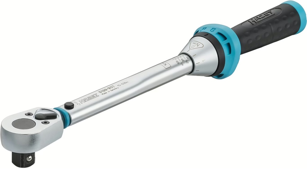 HAZET Torque wrench 5120-3CT - Torque range min-max: 10 – 60 Nm