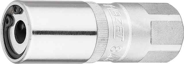 HAZET Stud bolt extractor 844-8 - 1/2 inch (12.5 mm) square, hollow