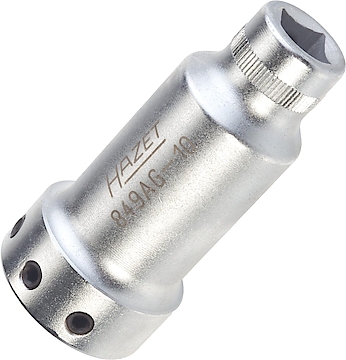 Tool holder - 3/8 inch (10 mm) square, hollow (849AG-10)