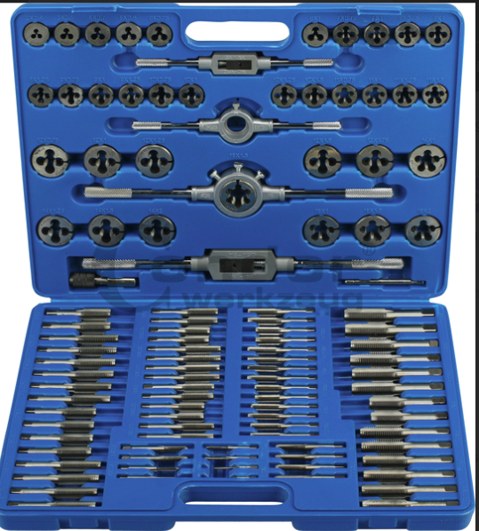 Sriegiklių, sriegpjovių rinkinys. 110vnt. Condor Werkzeug