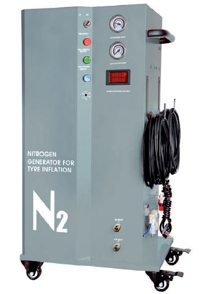 AZOTO GENERATORIAUS automobilių ir komercinių transporto priemonių padangų pripūtimui Nitro PSA 