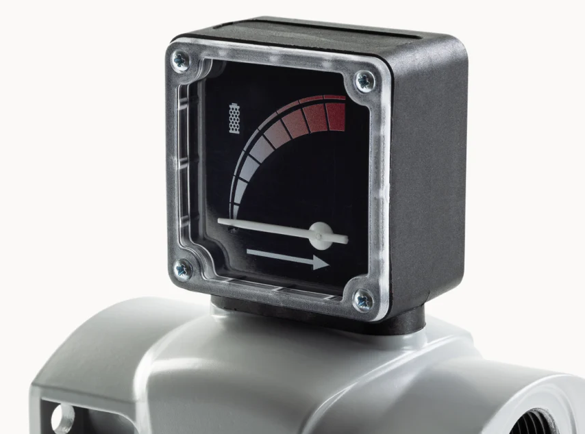 Suspausto oro filtrų slėgio kitimo indikatorius Chicago Pneumatic (DPG 3-18) (8055241036, CHICAGO PNEUMATIC)