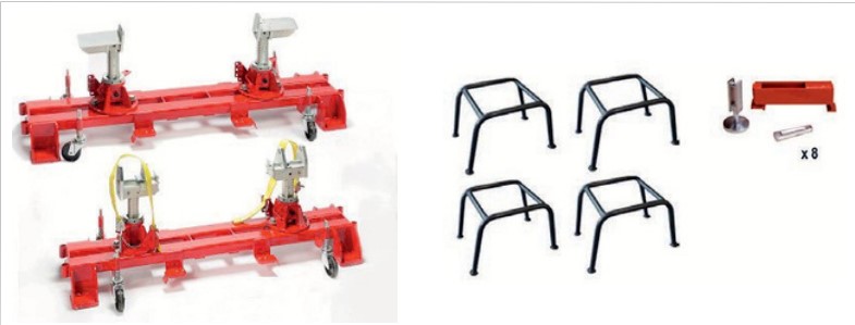 Inkaravimo sistema rėminės važiuoklės tipo transporto priemonėms ir 4WD ANCH.DEVICE 4X4 - KOREK,  AFM28