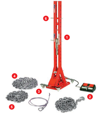 Power Post A – Cab Repair System Black Hawk HD86B