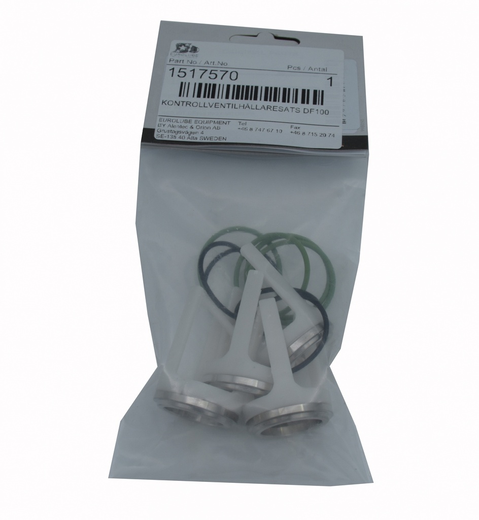 Check Valve Holder Kit DF100 (1517570, EUROLUBE)