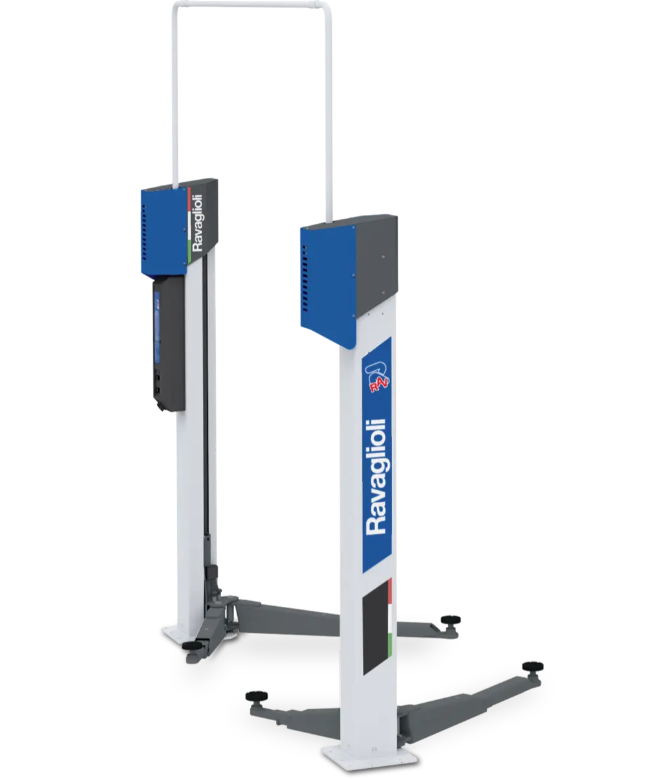  2-post electromechanical asymmetrical lift 3.2T KPX32P, RAV.KPX32.198624, RAVAGLIOLI