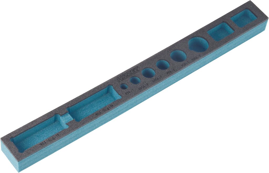 2-component soft foam insert - L x W: 519 mm x 50 mm (163-131L, HAZET)