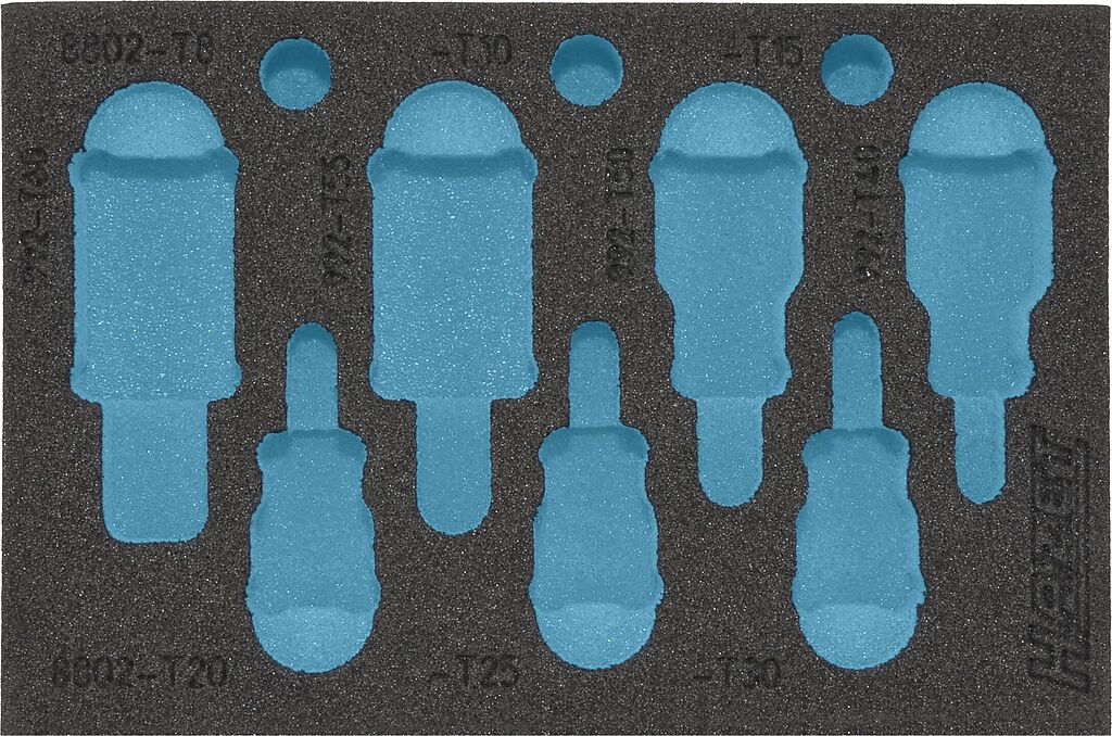 2-component soft foam insert - L x W: 172 mm x 114 mm (163-218L, HAZET)