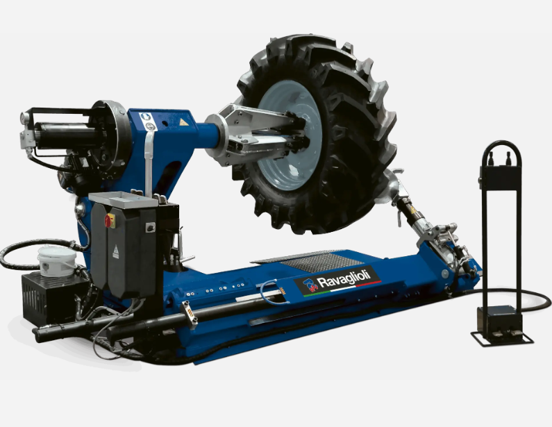 Electrohydraulic Universal, fully automatic, 2 speeds Tyre Changer 11″ to 50″ (extendable to 60″), RAV.G0760.206220, RAVAGLIOLI