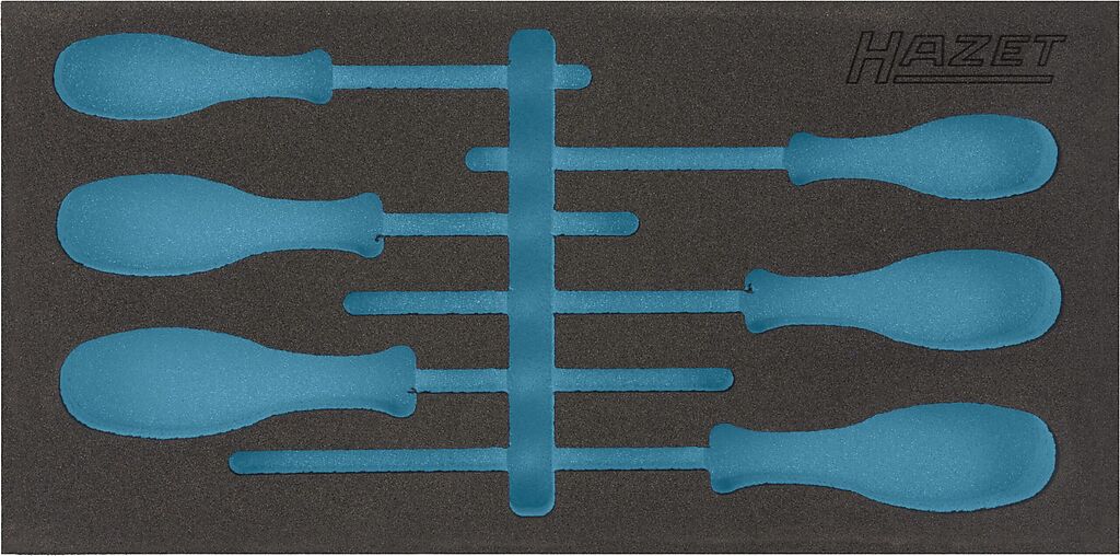 2-component soft foam insert - L x W: 342 mm x 172 mm (163-265L, HAZET)