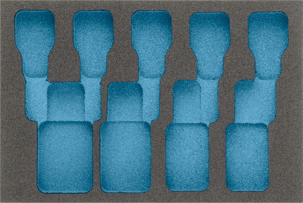 2-component soft foam insert - L x W: 172 mm x 114 mm (163-270L, HAZET)