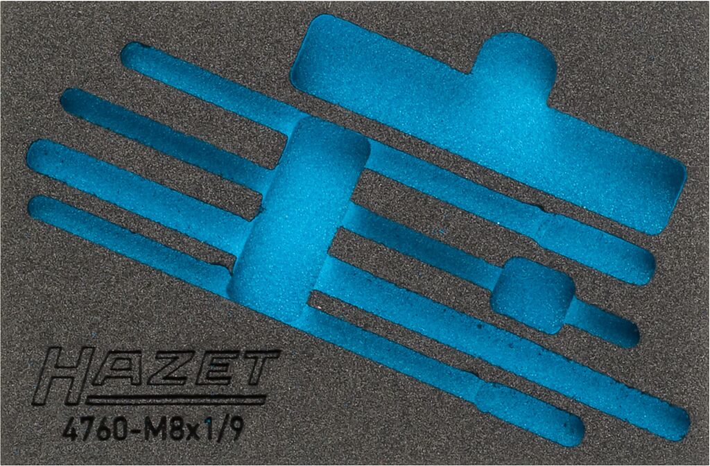 2-component soft foam insert - L x W: 172 mm x 114 mm (163-321L, HAZET)