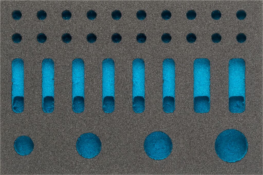 2-component soft foam insert - L x W: 172 mm x 114 mm (163-346L, HAZET)