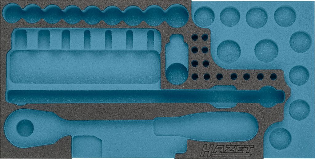 2-component soft foam insert - L x W: 342 mm x 172 mm (163-359L, HAZET)