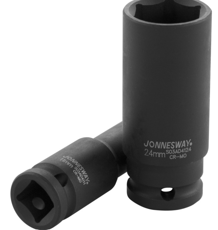 1/2"DR 6PT FLANK DEEP IMPACT SOCKET, SIZE: 20MM