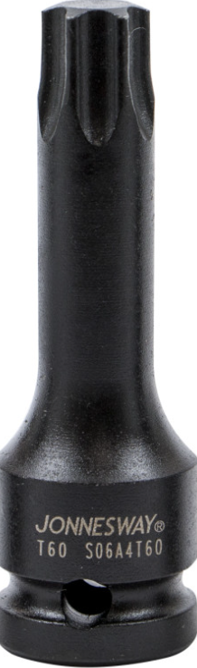 1/2" žvaigždinis smūginis antgalis, dydis T80, ilgis 78 mm