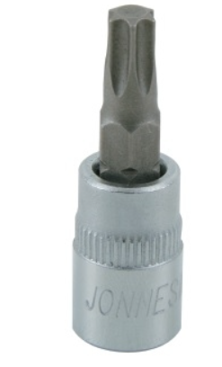 1/4"DR. STAR BIT SOCKET SIZE: T8 (S07H208, JONNESWAY)