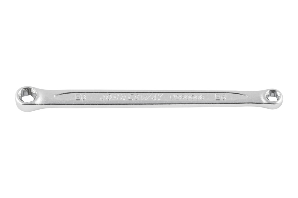 E-Torx double ring wrench E6 x E8 (W290608, JONNESWAY)