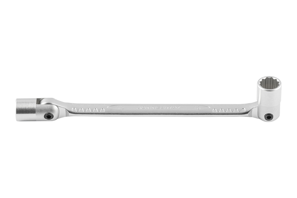 Double flexible socket wrench 12 x 13 mm, CR-V, matte (W43A1213, JONNESWAY)