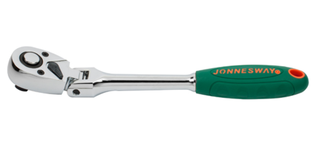 1/4"DR. 36T FLEX. RATCHET HANDLE, W/ANTI-SLIP GRIP