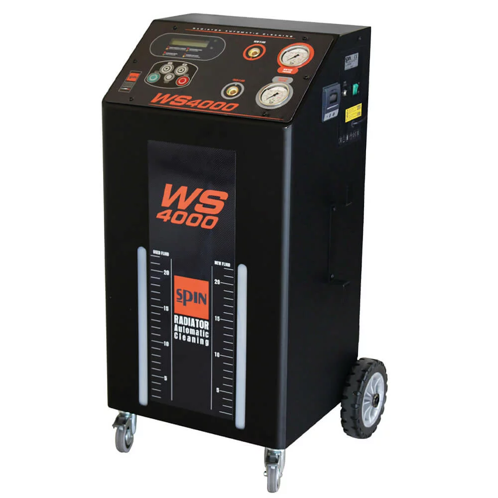 SPIN aušinimo sistemos valymo ir pildymo įrenginys WS4000 PRINTER 02.021.10