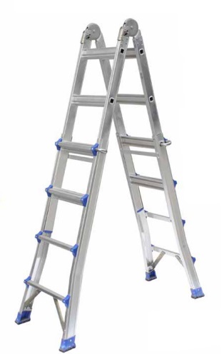 A formos sulankstomos kopėčios 5+5 pakopų (510 cm) (05.086.16, MARCO TOOLS)