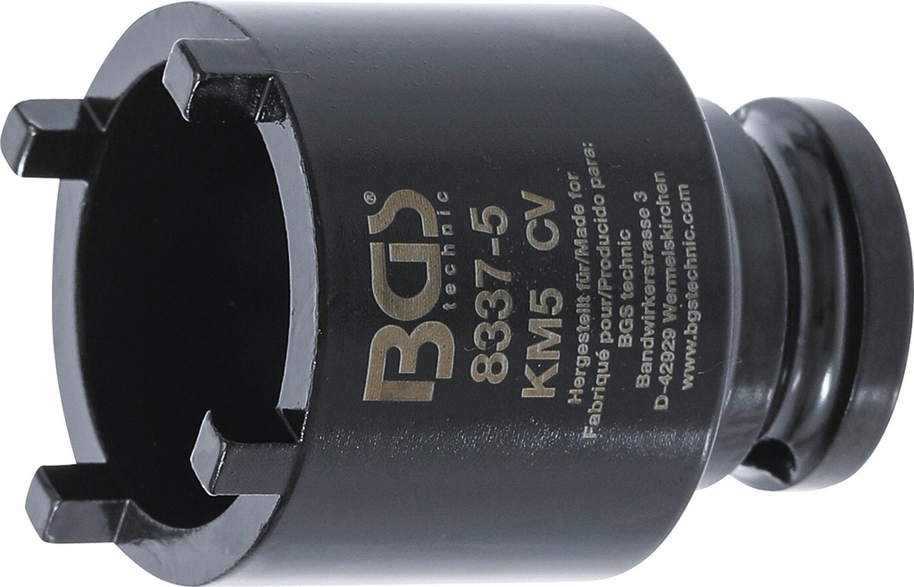 Groove Nut Socket BGS KM5 (8337-5)