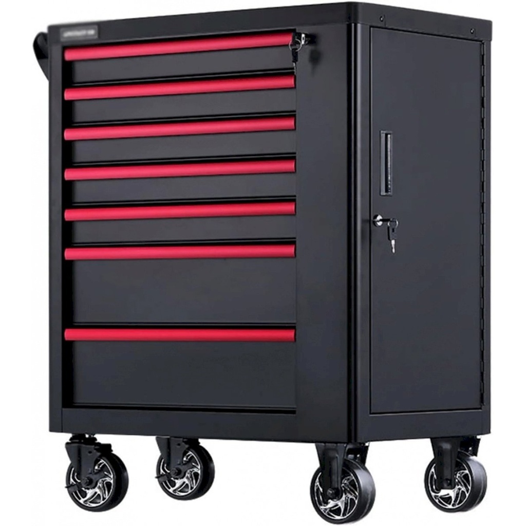 Įrankių spintelė ant ratukų, 7 stalčių